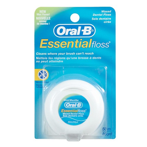 OralB essential floss seda dental menta 50m